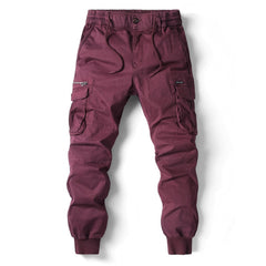 Cargo Pants Men Jogging Casual Pants Cotton Full Length Military Mens Streetwear