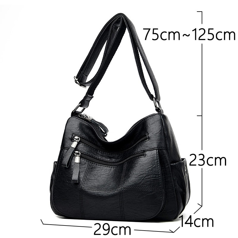 High Quality Leather Luxury Handbags Women Bags Designer Shoulder Crossbody