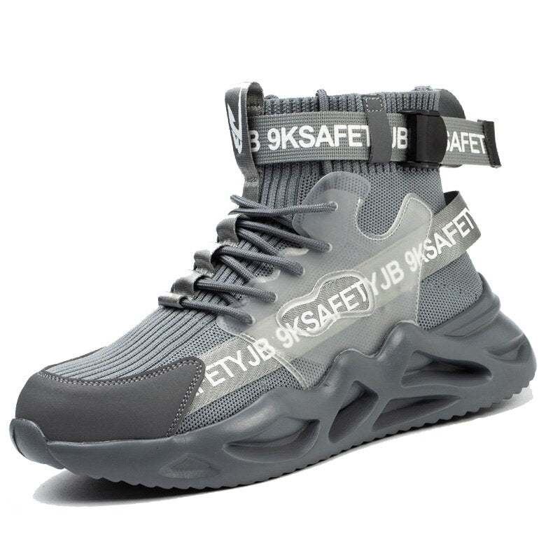 Work Safety Shoes Men Safety Boots Anti-smash Work Shoes With Steel