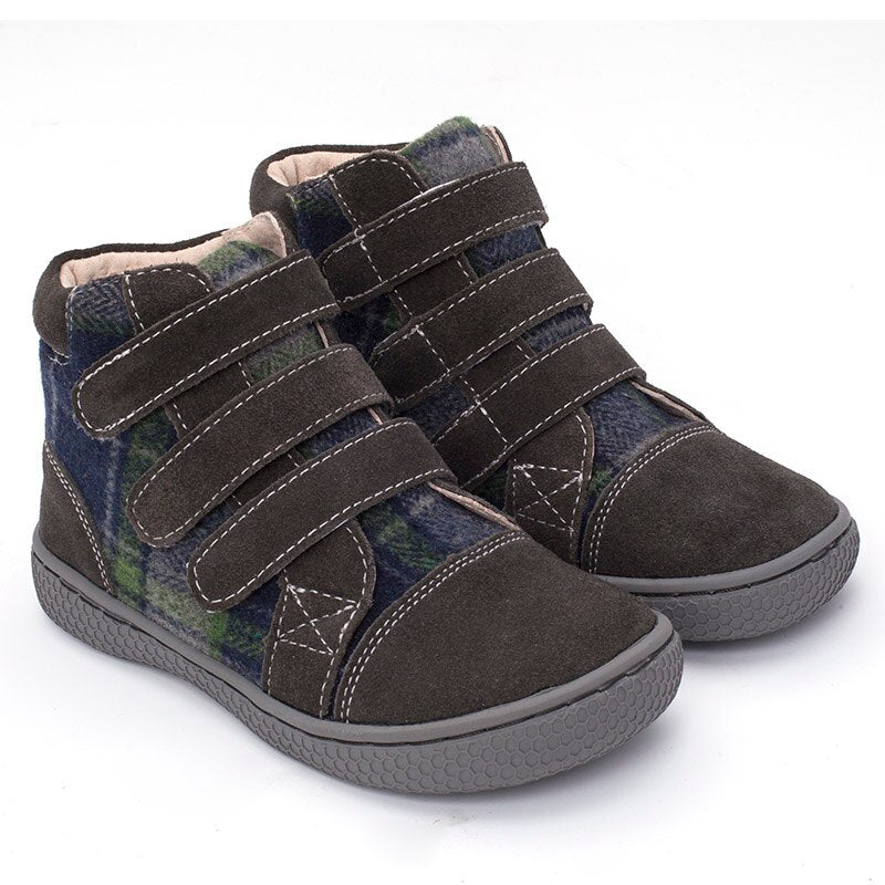 PEKNY BOSA boots barefoot shoes kids genuine leather boy shoes Girls' boots