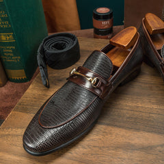 Designer Shoes Men Handmade Genuine Leather Loafers Shoes