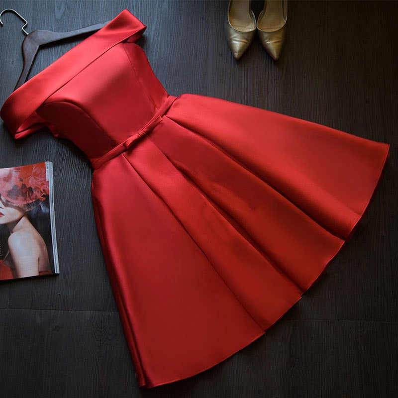 Homecoming Dresses: White Dress Women Elegant Wedding Bridesmaid