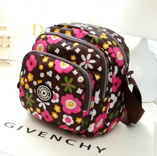Fashion Women Messenger Bags Vintage Flower Printing Women Bag
