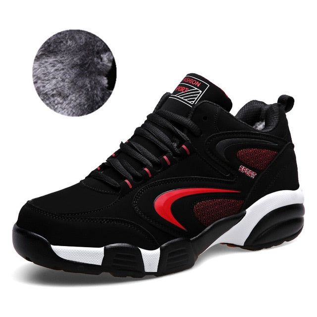 Winter Running Shoes for Men Women Keep Warm Cotton-padded Autumn