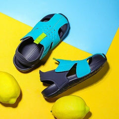 Children's sandals fashion airplane shoes summer baby beach shoes