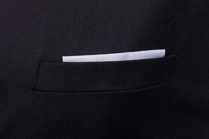 Black Suit Vest Waistcoat Men Slim Fit V Neck Dress Vests Mens