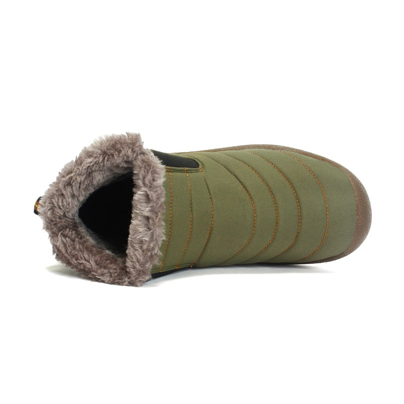 Men Winter Boots Women Warm Shoes Waterproof Non-slip