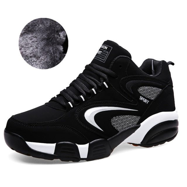 Winter Running Shoes for Men Women Keep Warm Cotton-padded Autumn