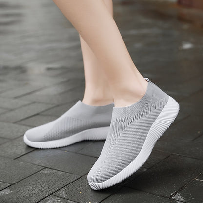 Women Vulcanized Shoes Women Sneakers Slip On Flats Shoes