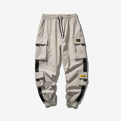 Streetwear Black Mens Harem Joggers Pants Men Cargo Pants Hip Hop