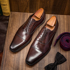 High Quality Luxury Oxford Shoes Genuine Leather Men