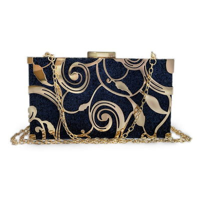Luxury Evening Bag Women Party Banquet Glitter Bag Gold Wedding Clutches