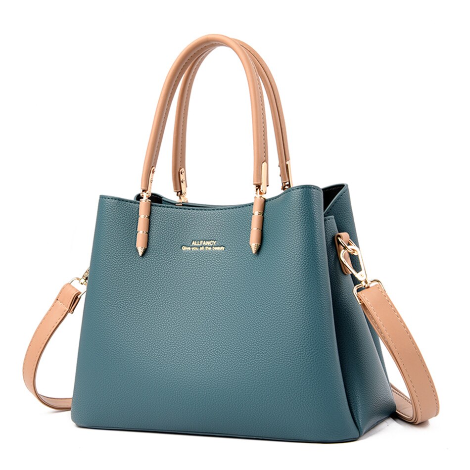 Vintage Women Handbags High Quality Leather Totes Bag Female Top