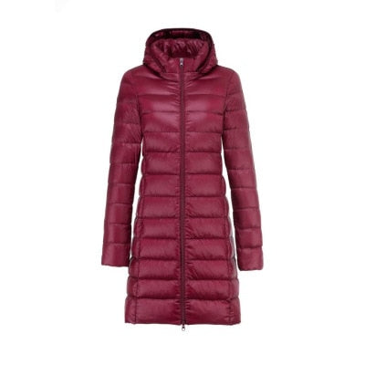 Women's Lightweight Water-Resistant Packable Puffer Coat