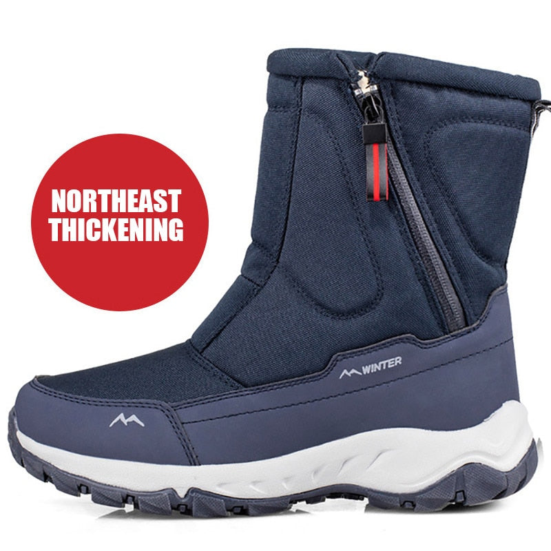 Women Boots Non-slip Waterproof Winter Ankle Snow Boots Platform