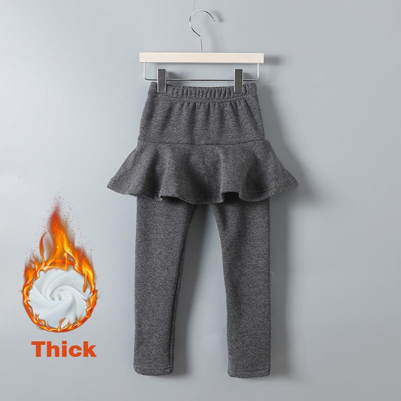 Pure Color Girls Pants Kids Leggings Children Clothing Autumn Cotton