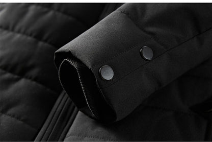 Men Winter Jacket Parkas High Quality Cotton Padded Wadded Thick Warm