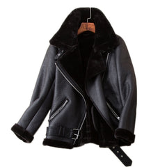 Full Leave Jacket Women Leather & Suede Jacket