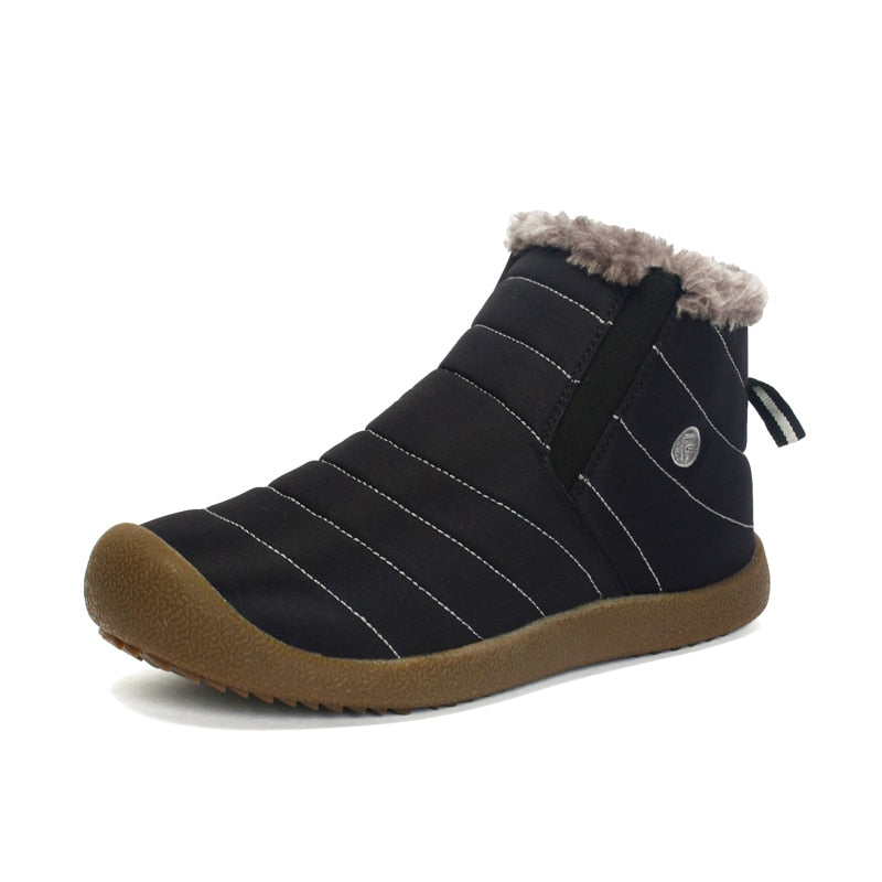 Men Winter Boots Women Warm Shoes Waterproof Non-slip