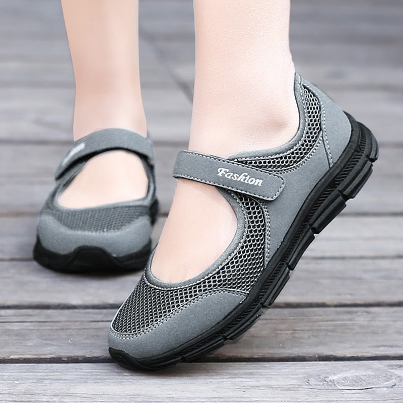 Women Casual Shoes Soft Portable Sneakers Walking Flat Shoes