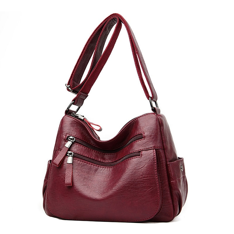 High Quality Leather Luxury Handbags Women Bags Designer Shoulder Crossbody