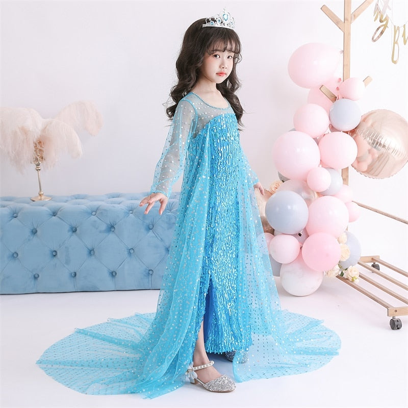 Dress for Girls Kids Christmas Dress Halloween Cosplay Costume
