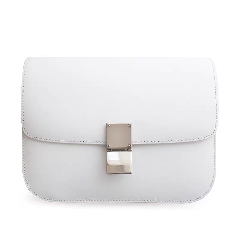 Genuine Leather Ladies Tofu Bag Luxury Design Handbag Purse Small