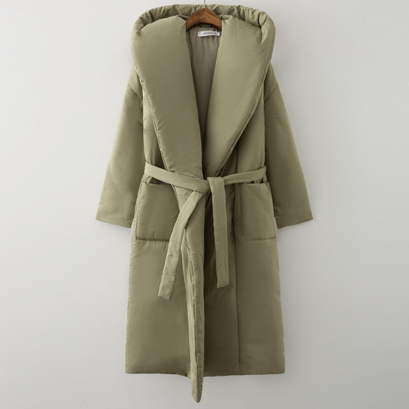 Women Winter Jacket coat Stylish Thick Warm fluff Long Parka Female