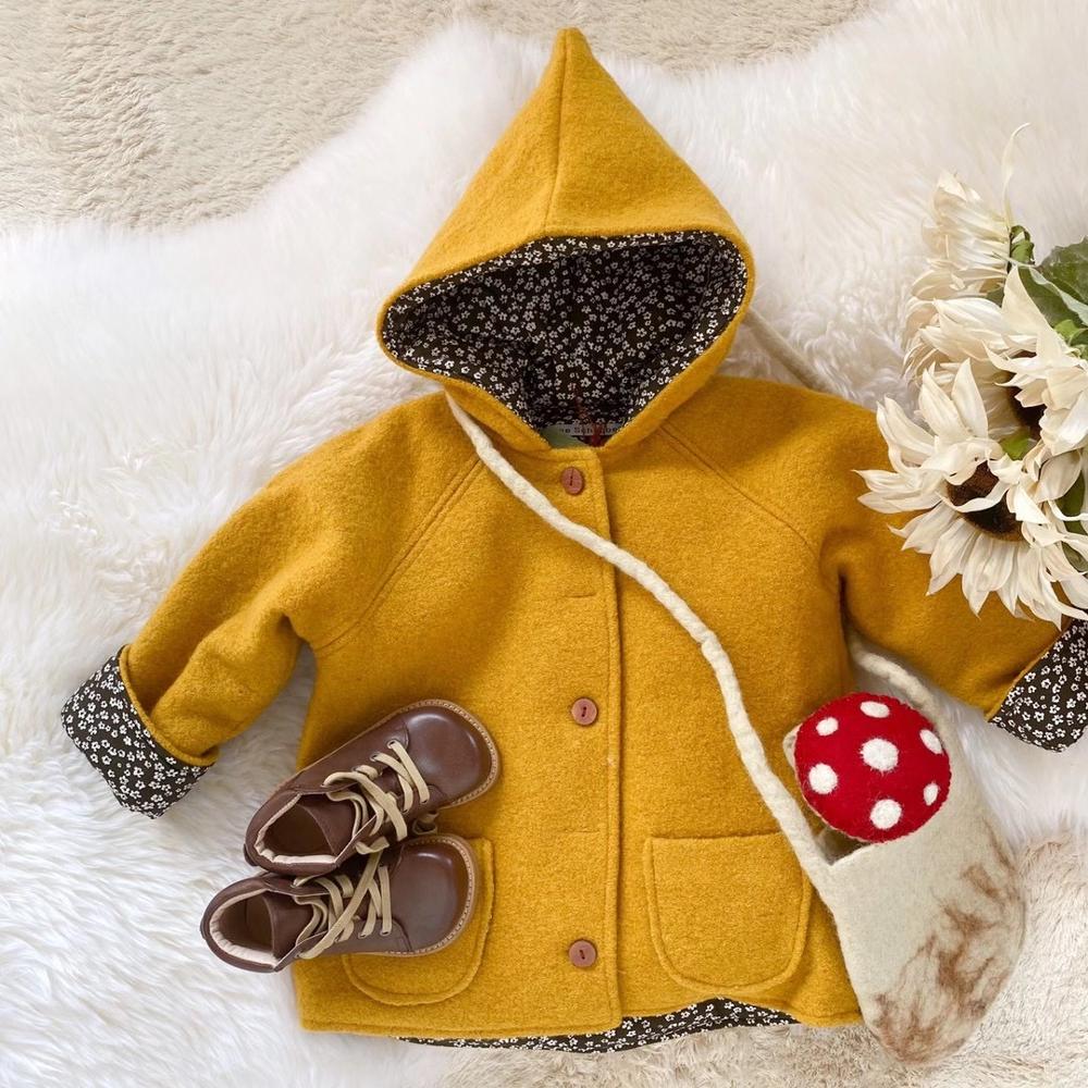 Wool High Quality Kids Wool Coats Brand Child