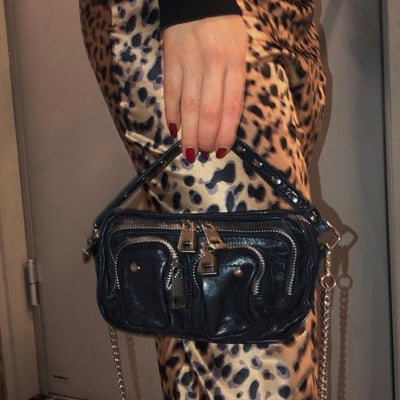 Leopard Crossbody Bags For Women Luxury Handbags Designer Ladies