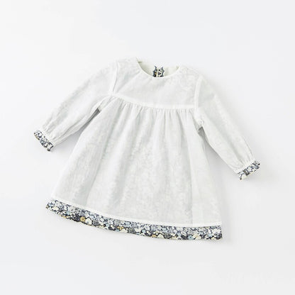 dave bella autumn baby girl cute floral print dress children fashion party dress