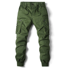 Cargo Pants Men Jogging Casual Pants Cotton Full Length Military Mens Streetwear