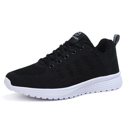 Women Casual Shoes Fashion Breathable Walking Mesh Flat Shoes Woman