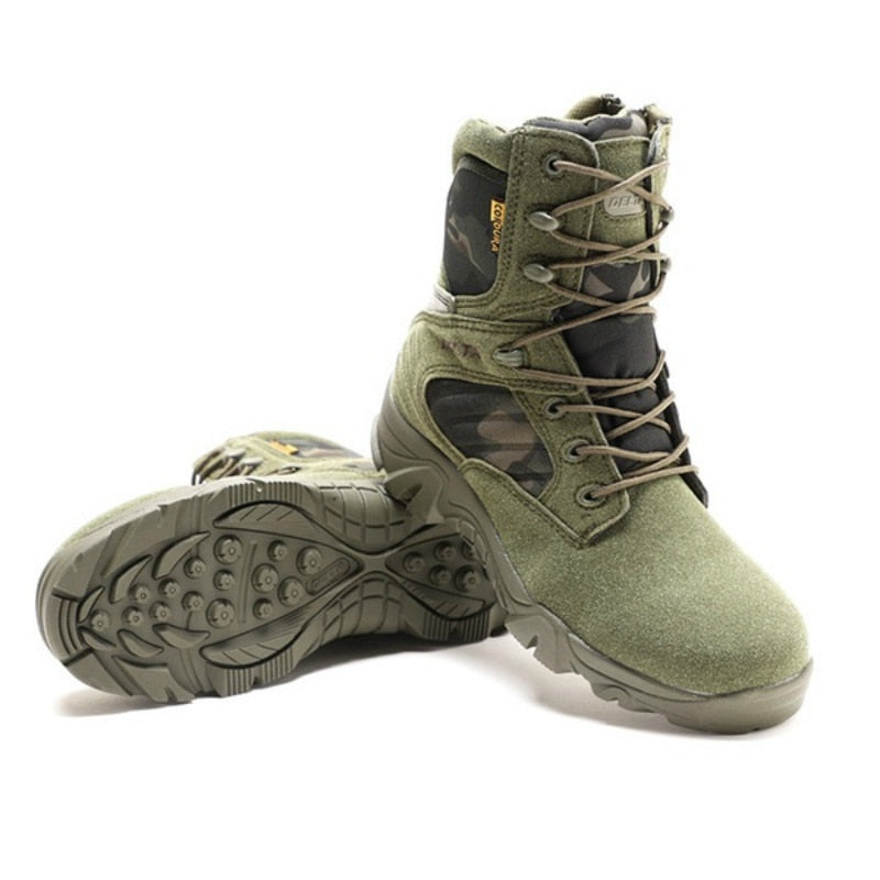 Military Tactical Mens Boots Special Force Leather Waterproof Desert