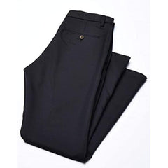 Slim High Stretch Men Casual Pants Summer Classic Solid Color