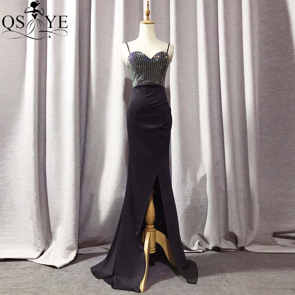 Homecoming Dresses: Evening Dresses Spaghetti Straps Mermaid Party Dress