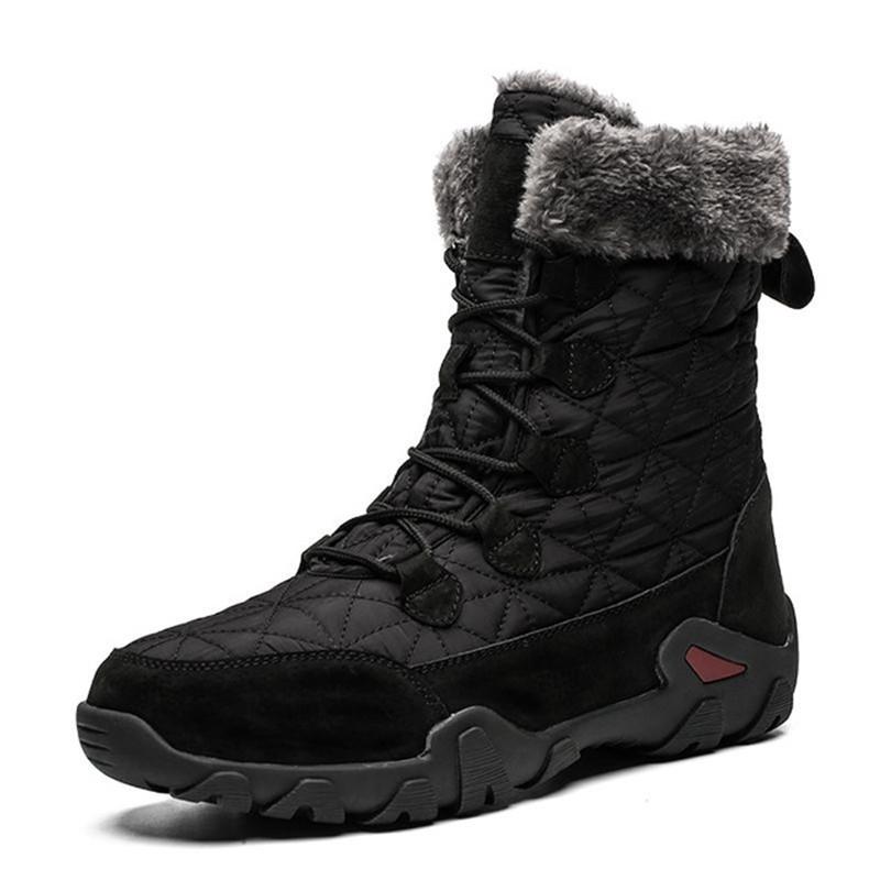 Genuine Leather Men Boots Men Snow Boots Outdoor Super