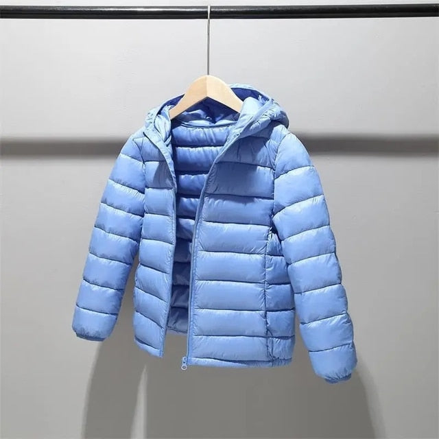 Children down cotton jacket clothes for boys girls cotton padded