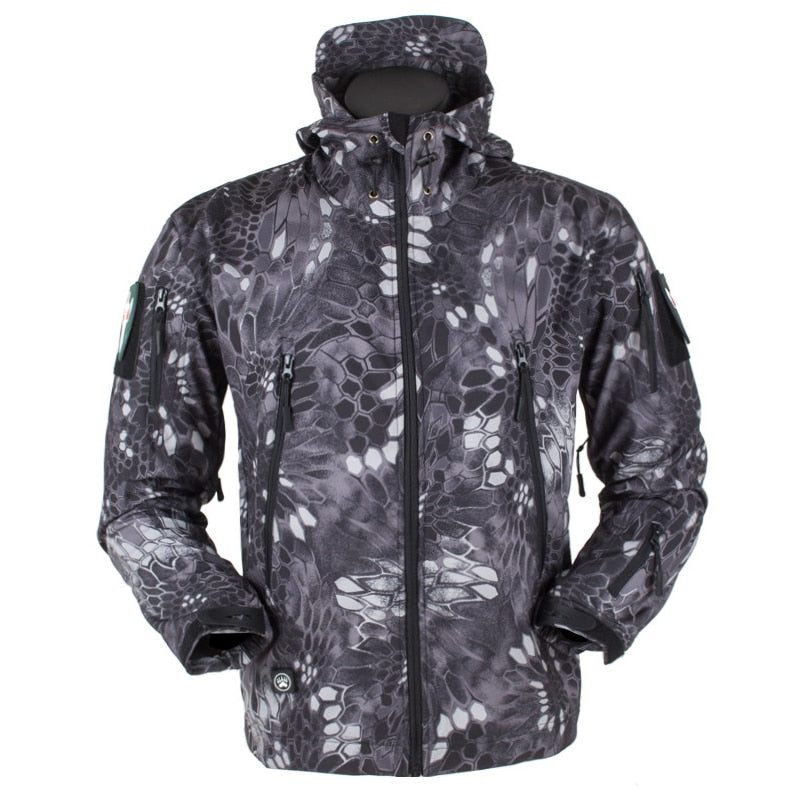 Men's jacket Outdoor Soft Shell Fleece Men's And Women's Windproof