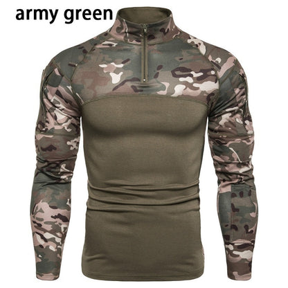 ZOGAA  Men Tactical Camouflage Athletic T-Shirts