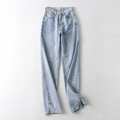 Washed Denim Pants Jeans Women Boyfriend Jeans Casual Pants