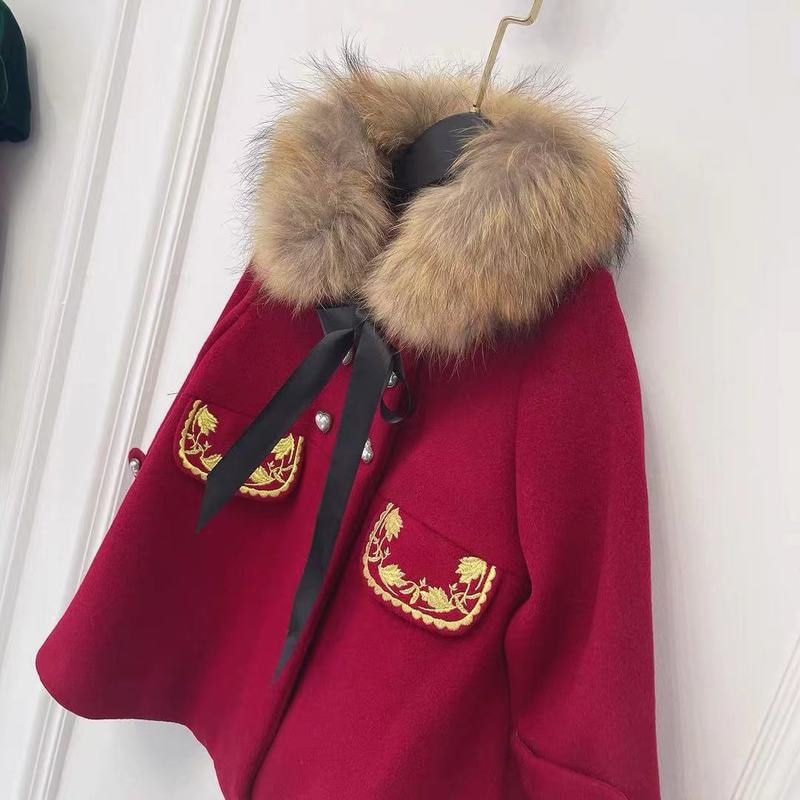 Spanish Girls Clothes Coat for Girl Kids Winter Clothes Girls Christmas Warm Jacket