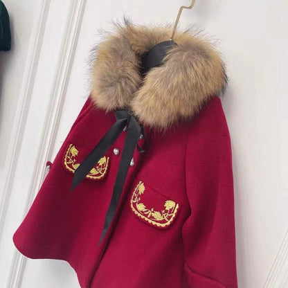 Spanish Girls Clothes Coat for Girl Kids Winter Clothes Girls Christmas Warm Jacket