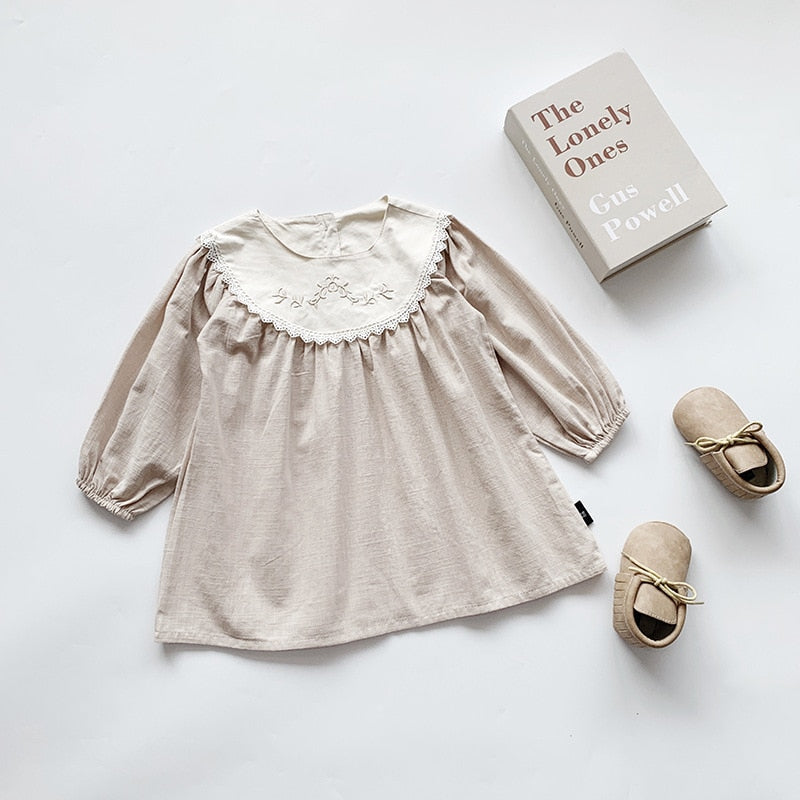 Girls Dress Autumn Children Dresses Palace Style Baby Kids Toddler