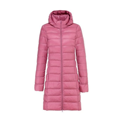 Women's Lightweight Water-Resistant Packable Puffer Coat
