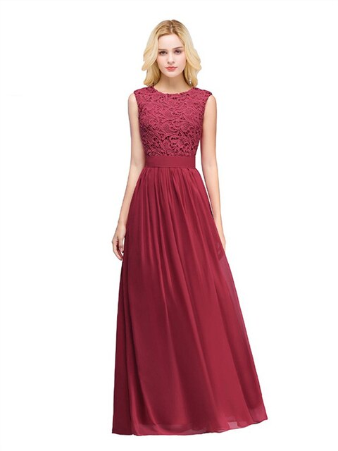 Homecoming Dresses: Lace Burgundy Prom Dresses Women Women Sleeveless
