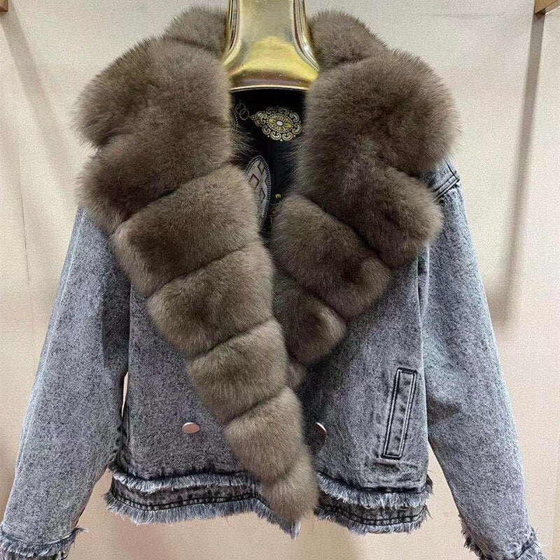 High Quality Real Fur Coats Winter Women Coats