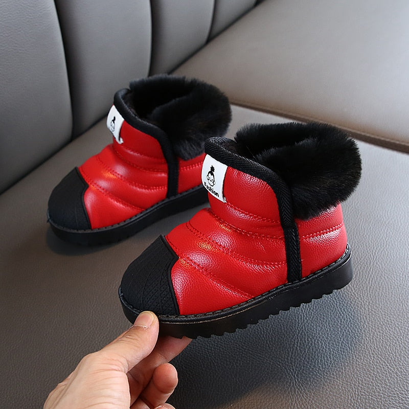 Winter Baby Girls Boys Snow Boots Warm Outdoor Children Boots Waterproof