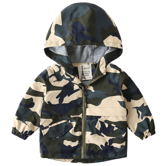 Children Jackets Autumn Spring Kids Outerwear Coats Cute Solid Color Jackets