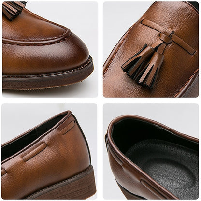 Footwear Men Leather Shoes Slip On Office Mens Formal Shoes